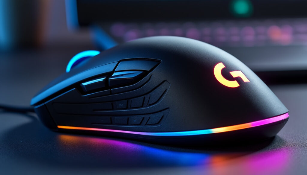 découvrez la souris logitech g600, spécialement conçue pour les joueurs mmo avec ses 20 boutons programmables, une précision exceptionnelle de 8200 dpi, idéale pour un gaming réactif et performant.
