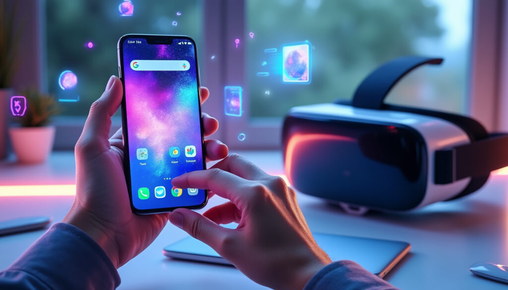 découvrez les meilleures applications vr pour smartphone offrant une expérience de réalité virtuelle immersive et captivante. plongez dans des mondes virtuels fascinants grâce à ces applications incontournables.
