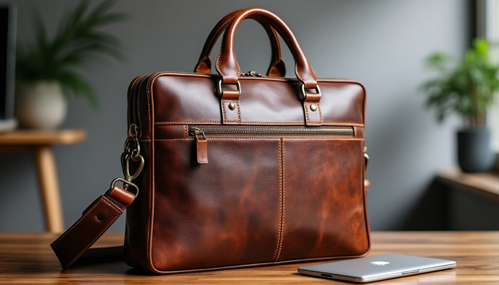 découvrez notre sac ordinateur en cuir pour homme, alliant robustesse, élégance et praticité pour transporter vos affaires avec style au quotidien.